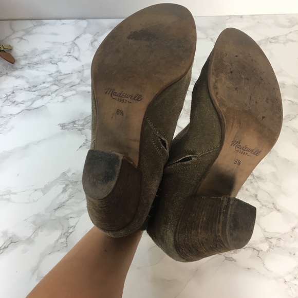 Madewell Billie Suede Heeled Ankle Boots - Picture 7 of 8